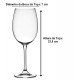 Jogo 6 Taças 580ml Gastro Bohemia Cristal Ecológico